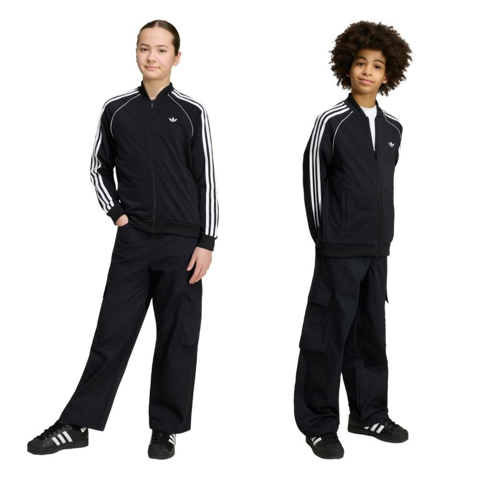 Infantil - CALÇA CARGO RIPSTOP TAMANHO OVERSIZED adidas Originals Preto