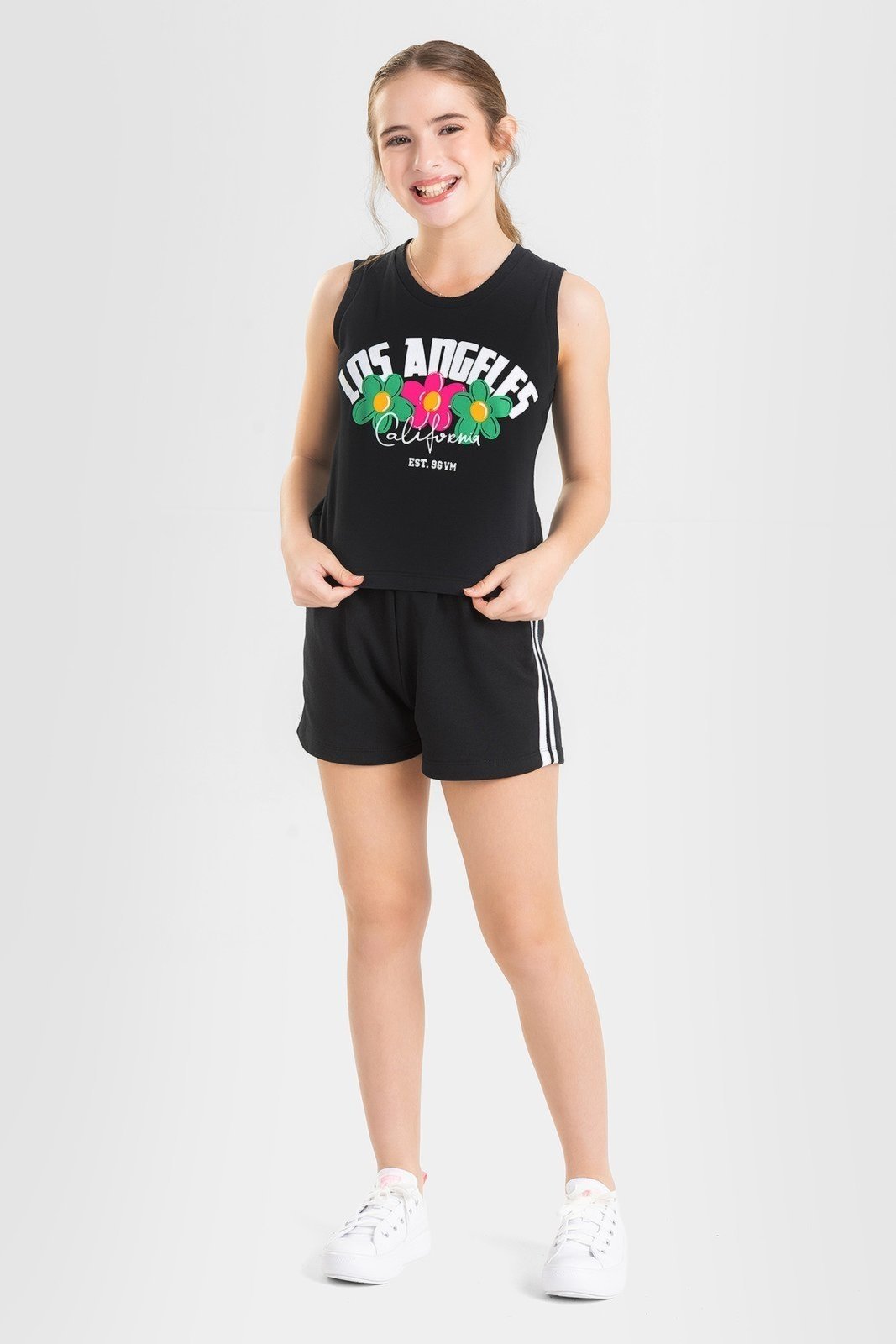 Infantil - Conjunto Juvenil Verão Feminino Los Angeles