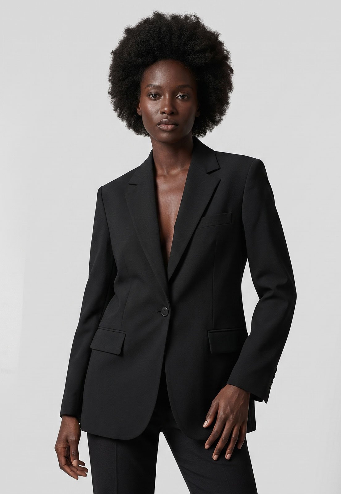 Blazer Feminino Mango Milano Preto
