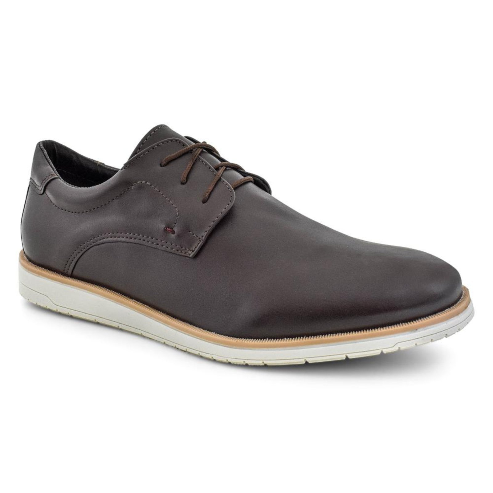 Sapato Casual Oxford Confortável Chocolate Marrom