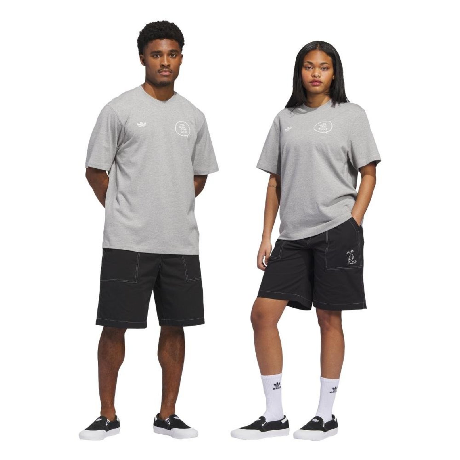 Infantil - SHORTS SKATEBOARDING x MARK GONZALES adidas Originals Preto