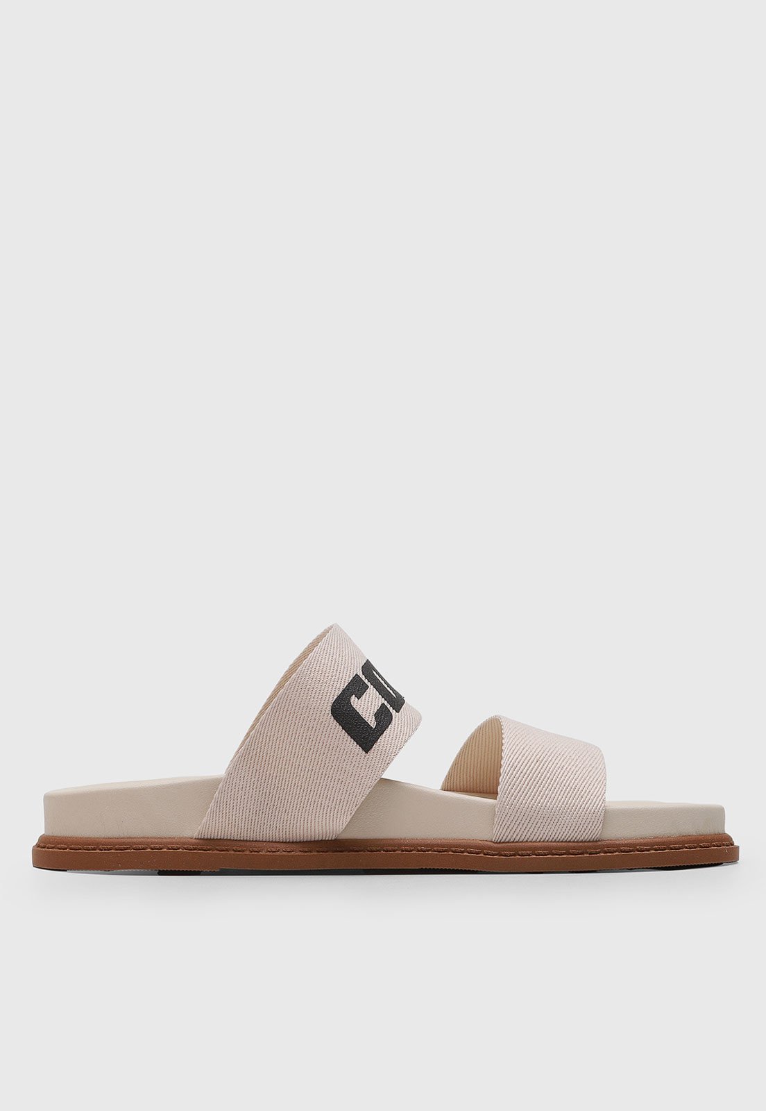 Vista 3 Rasteira Feminina Colcci Duas Tiras Logo Off-White off-white white Colcci off-white white