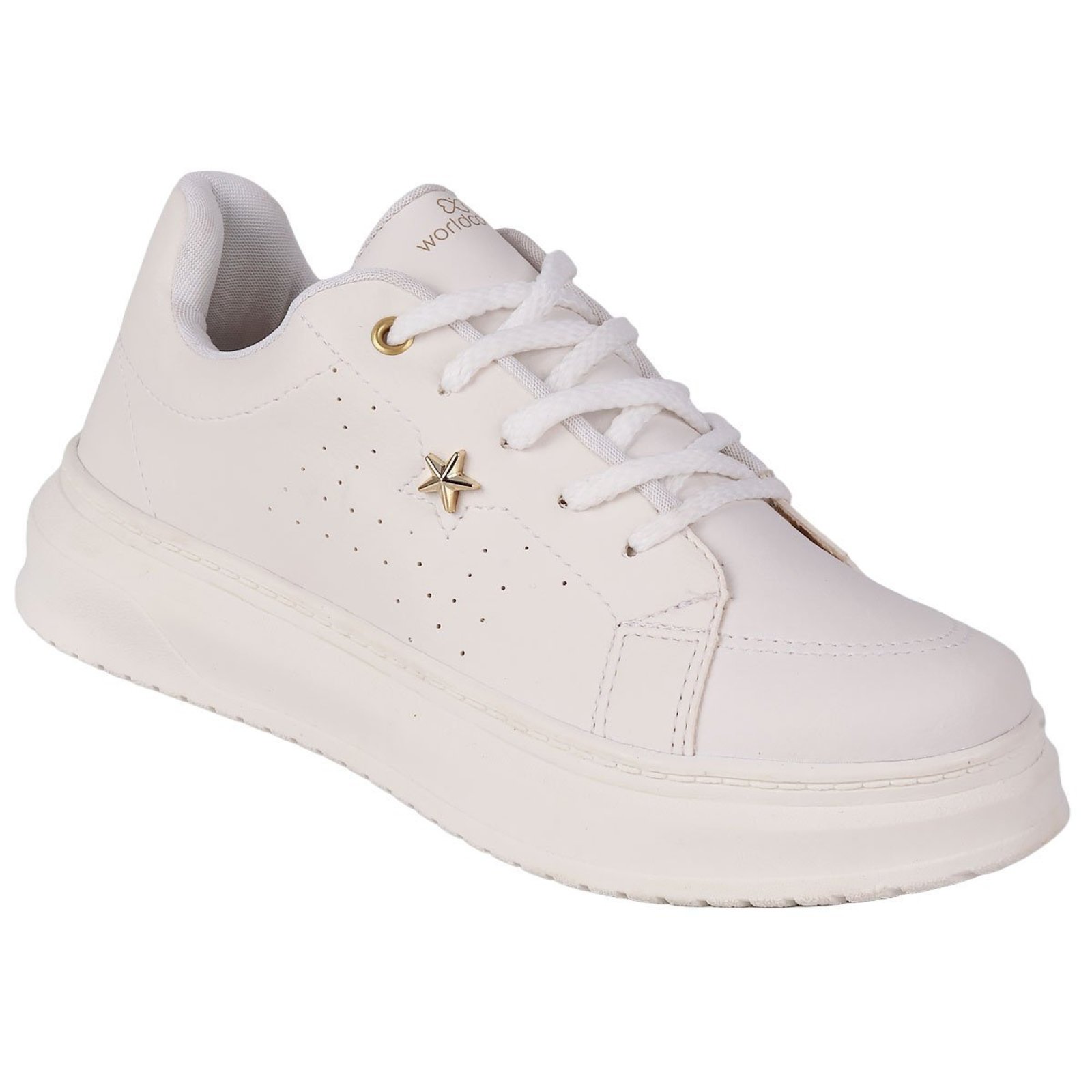 Infantil - Tênis Feminino WorldColors Fun - Estilo Chunky com Detalhes Estrela