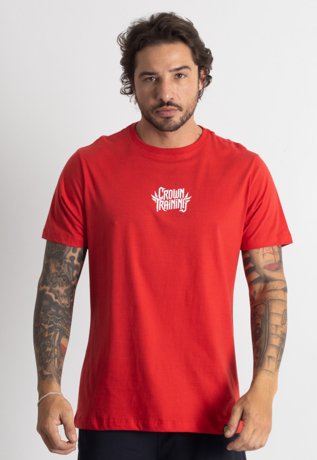 Camiseta Masculina Crown Training Legacy Academia 100% Algodão