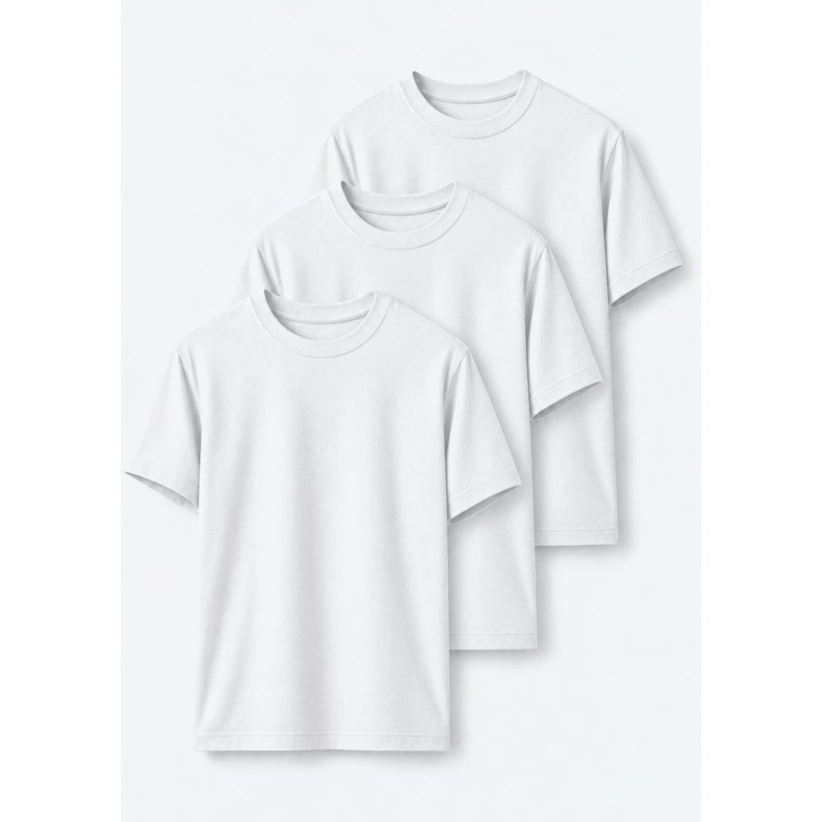 Kit 3 Camisetas Básicas Masculinas Manga Curta Slim Hering