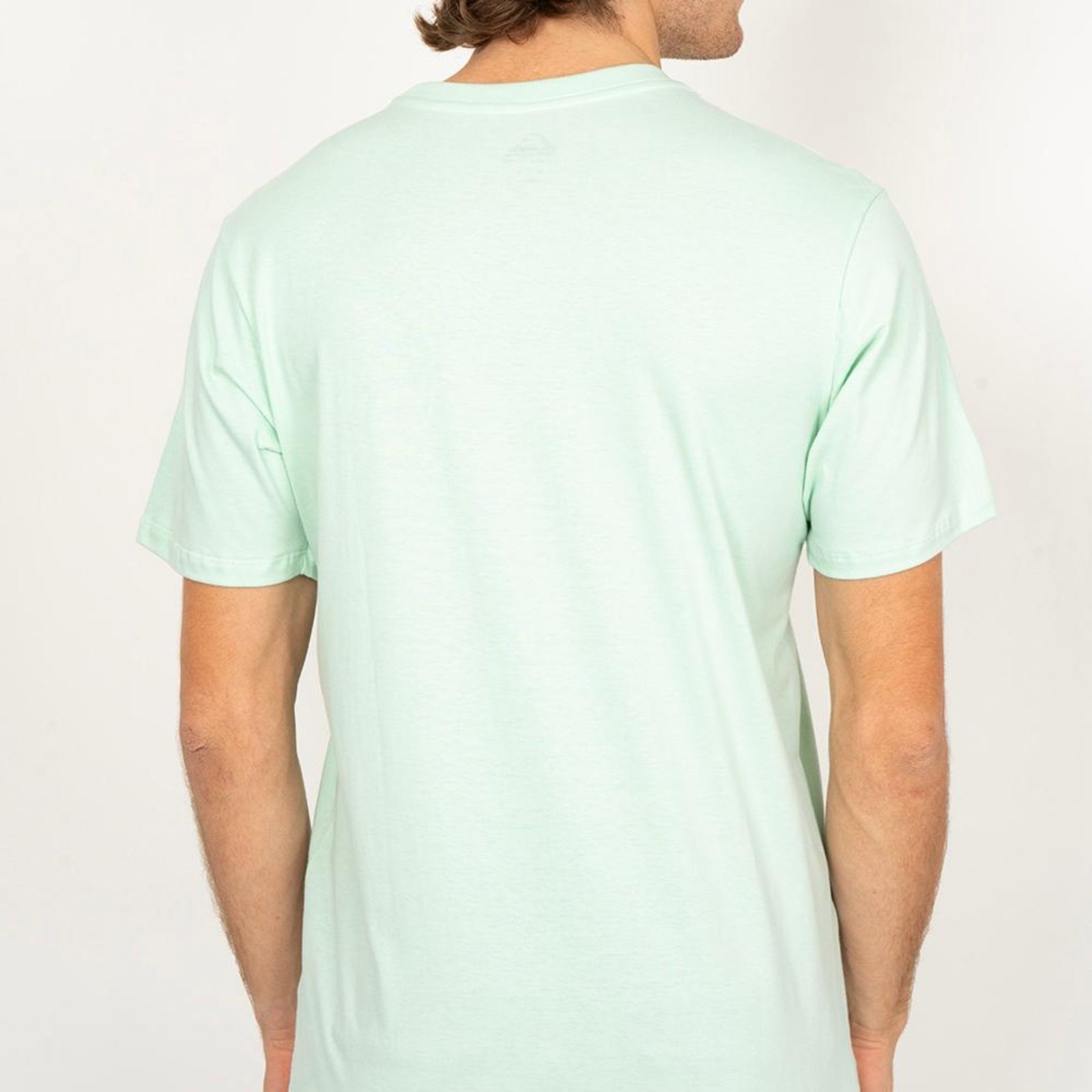 Camiseta Quiksilver New Comp Logo SM26 Masculina Verde Claro