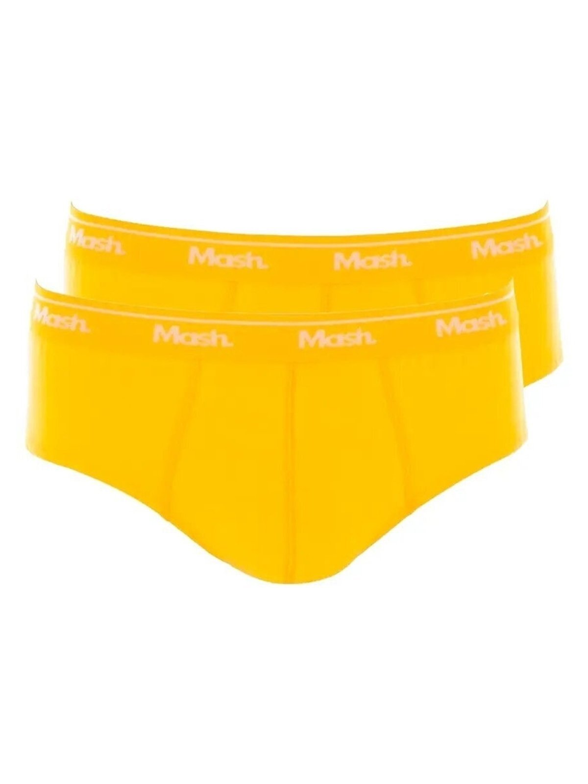 Kit com 2 Cuecas Slip Mash 073.58 Amarelo