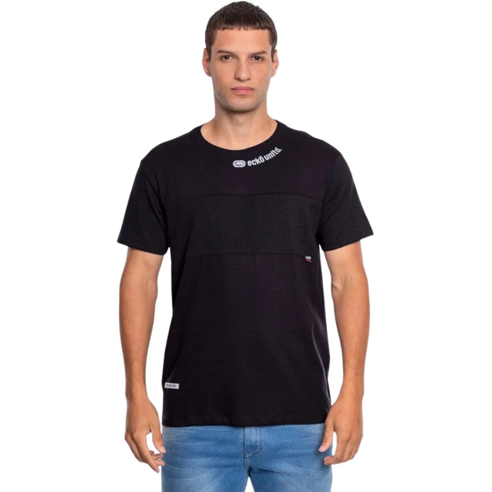 Vista 2 Camiseta Ecko Unltdo Masculina Lançamento Especial preto Ecko preto
