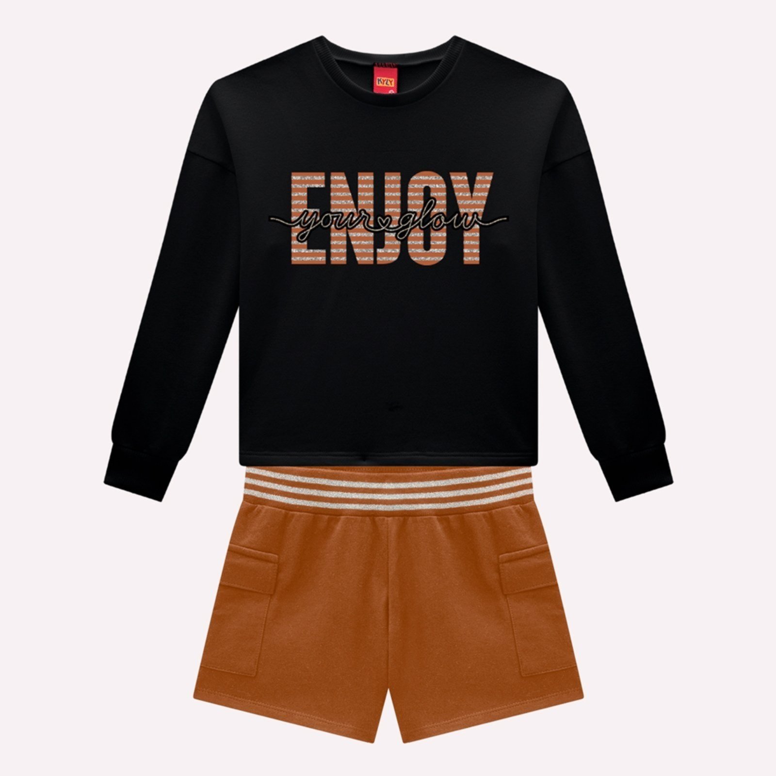 Infantil - Conjunto Menina Lettering Kyly