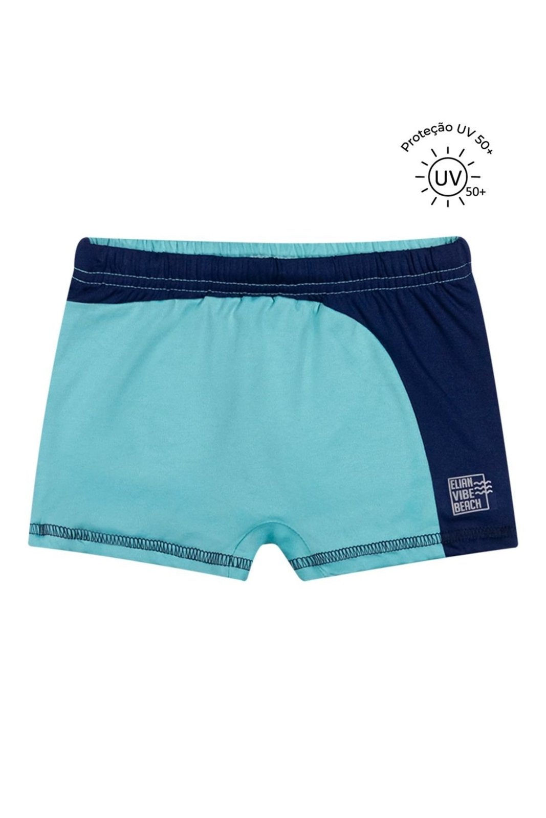 Sunga Boxer Menino Bicolor Elian Azul Claro