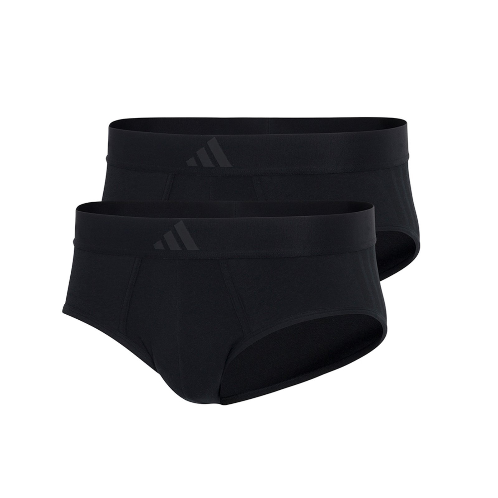 Kit com 2 Cuecas Cavada Baixa adidas Underwear Preto