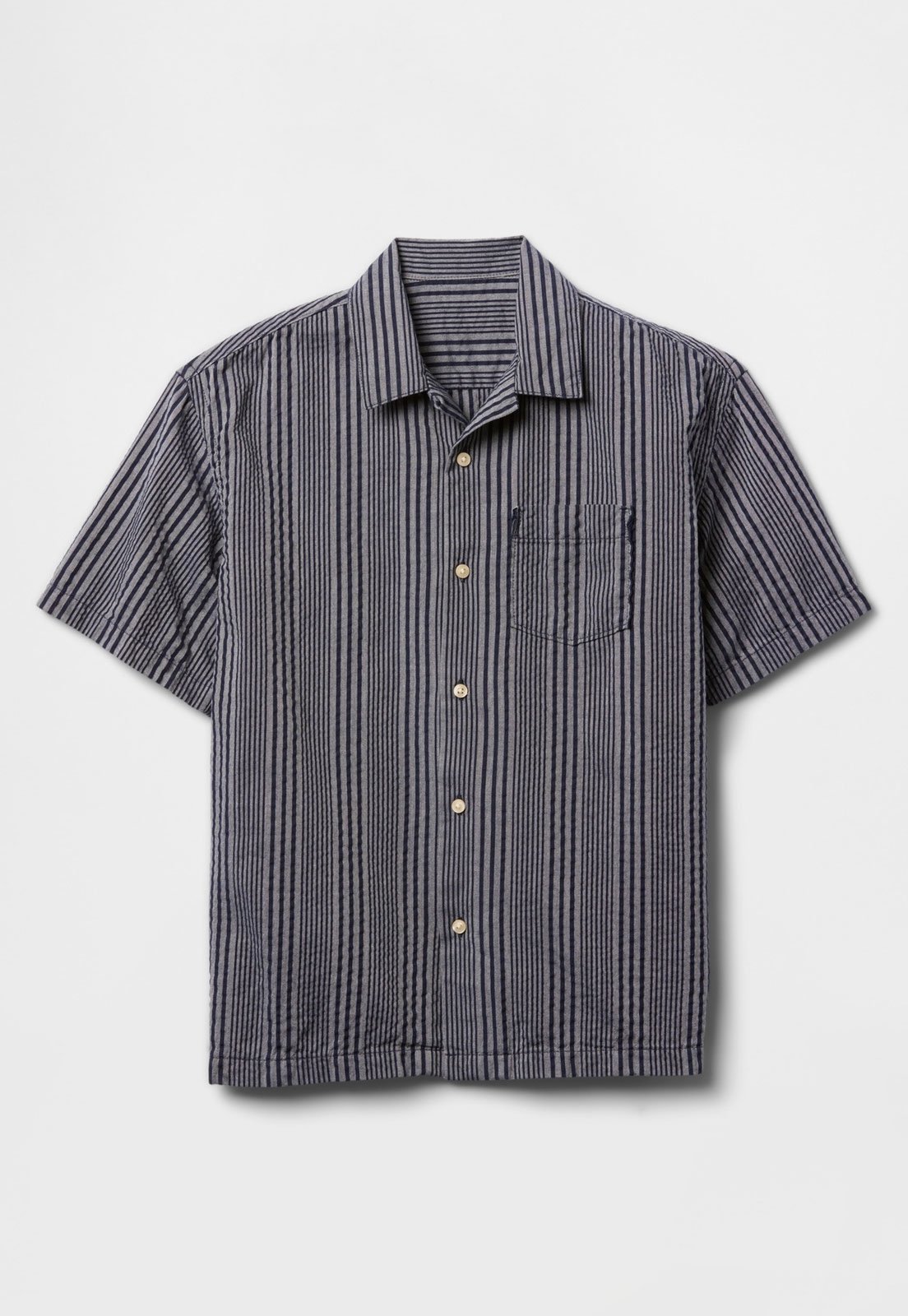 Vista 3 Infantil - Camisa Manga Curta GAP Listrada cinza GAP cinza