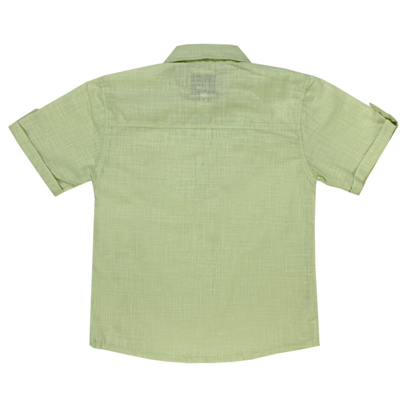 Vista 3 Infantil - Camisa Juvenil Look Jeans Tricoline verde Look Jeans verde
