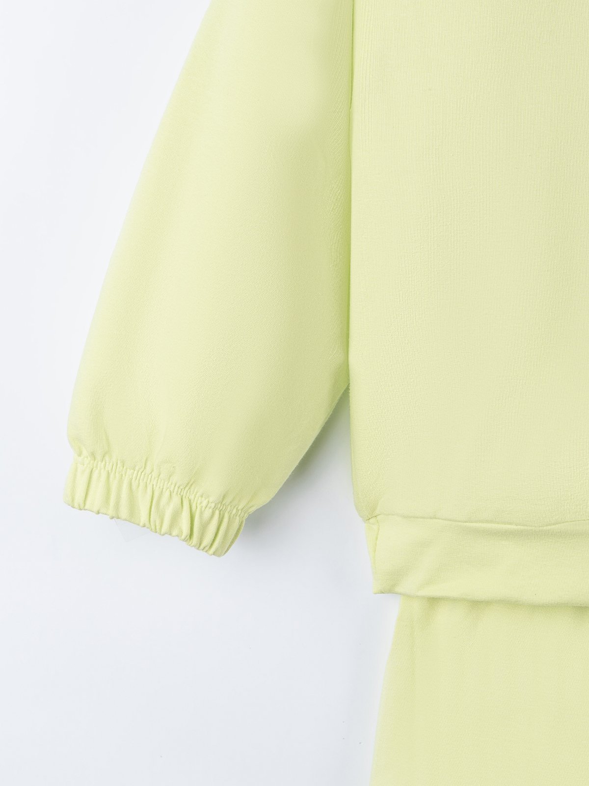 Vista 2 Infantil - Conjunto Menina Bugbee Camiseta Manga Longa e Calça Molecotton Gola Redonda Claro Camomila amarelo Bugbee amarelo
