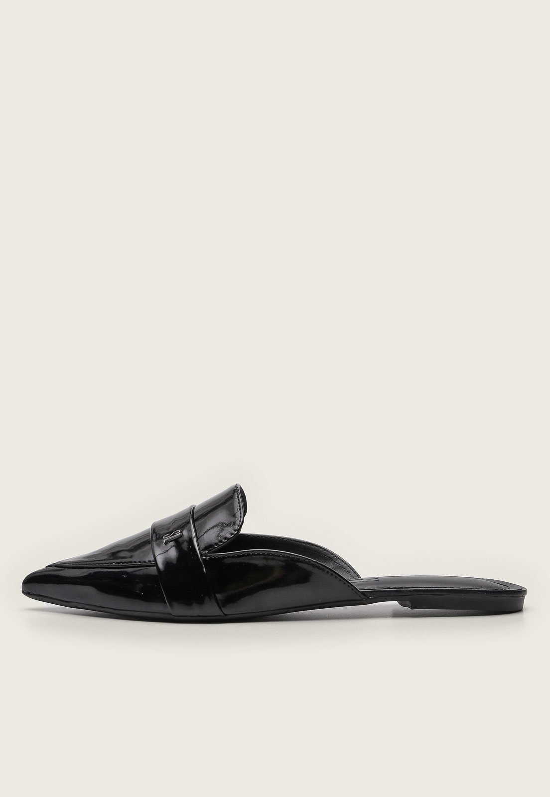 Mule Santa Lolla Verniz Preto
