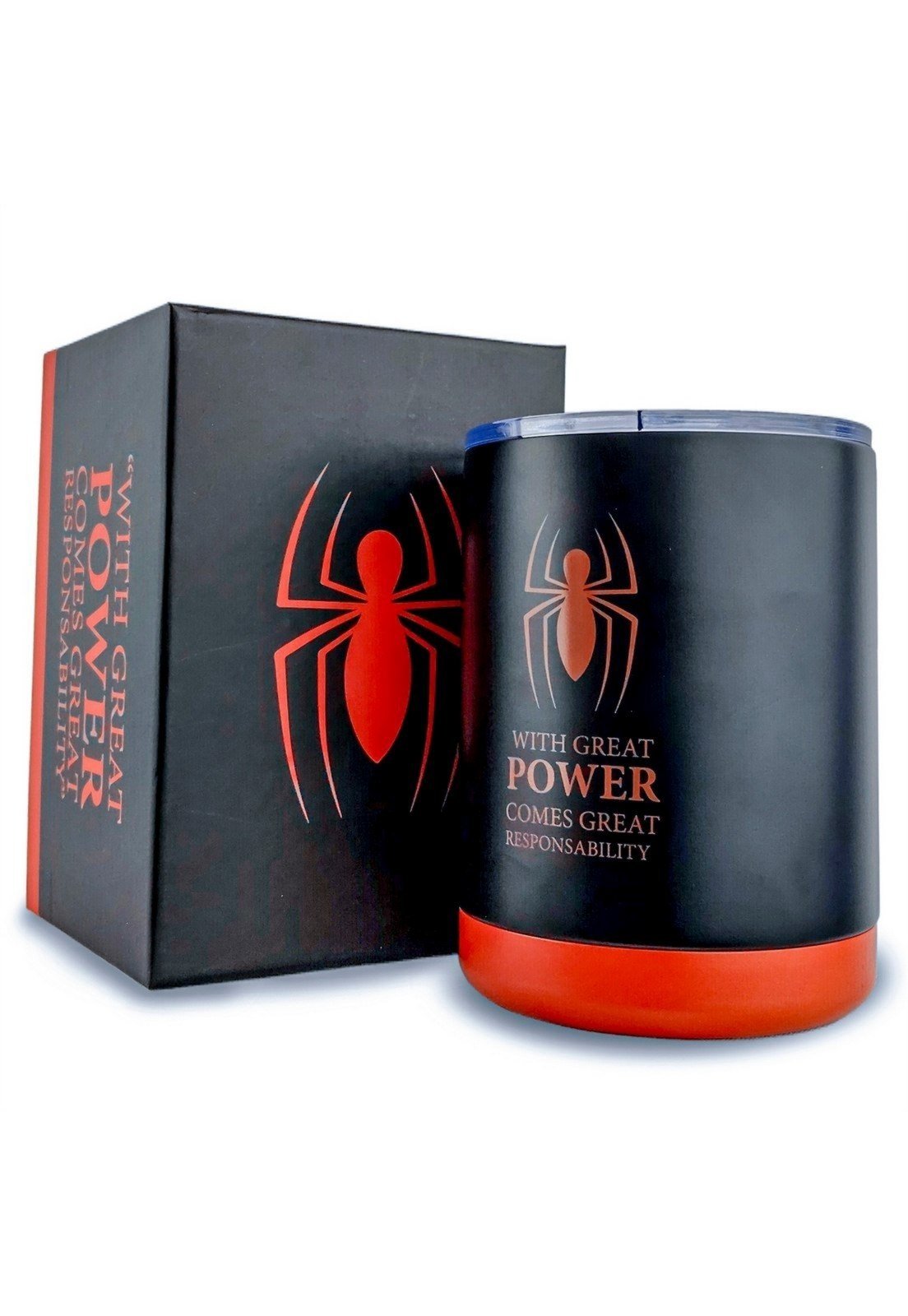Copo Homem Aranha Térmico Marvel 300ml Vingadores Inoxidável