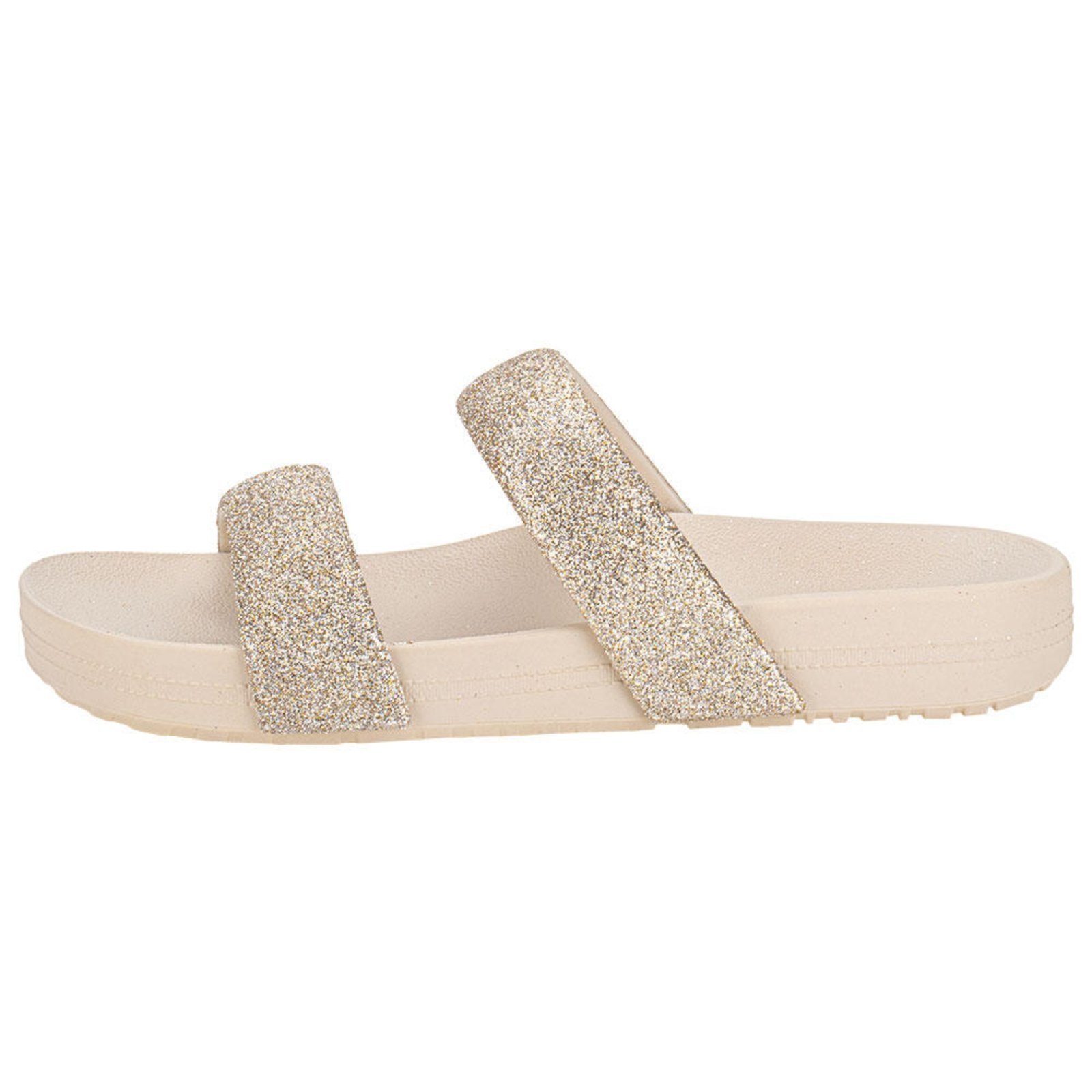 Vista 3 Tamanco Feminino Flat Bestie Zaxy 19206 3299206 bege Zaxy bege