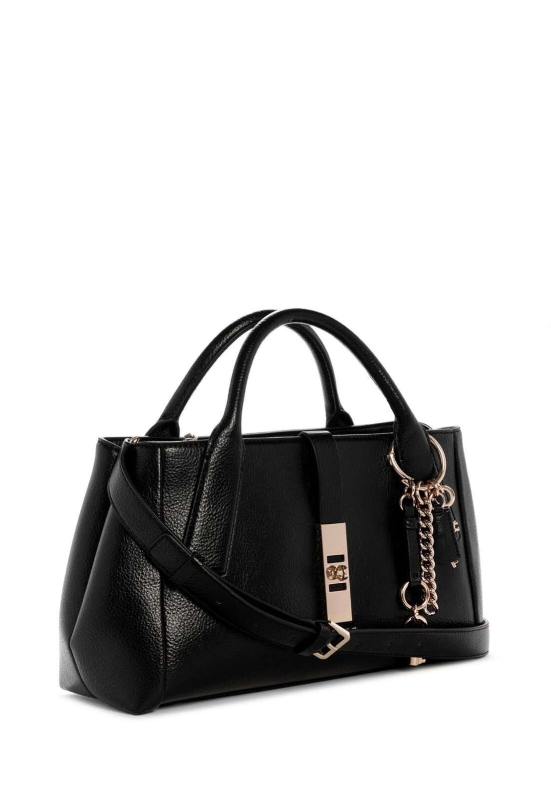 Vista 3 Bolsa Guess Brooke High Society Satchel preto Guess preto
