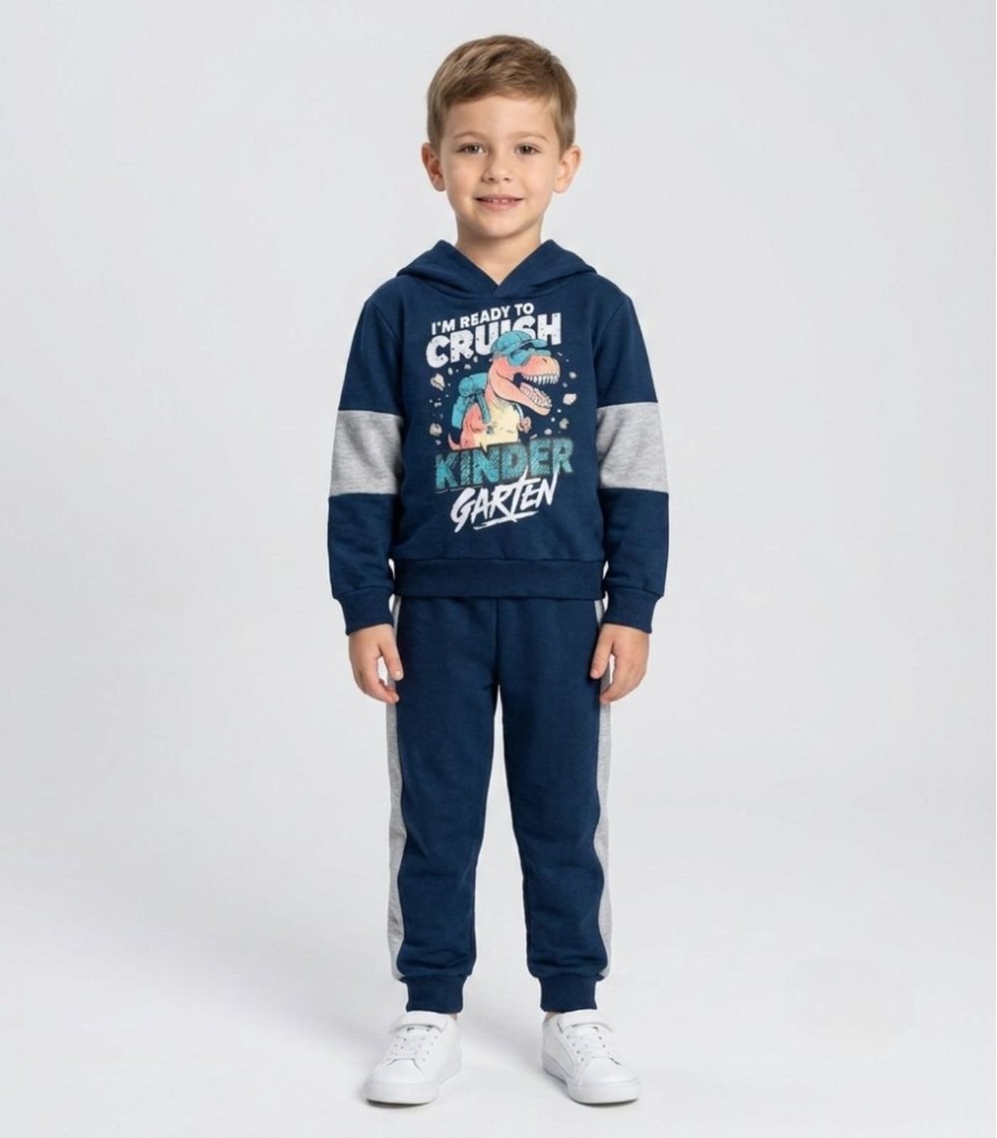 Infantil - Conjunto Moletom Menino Blusão E Calça Select Azul