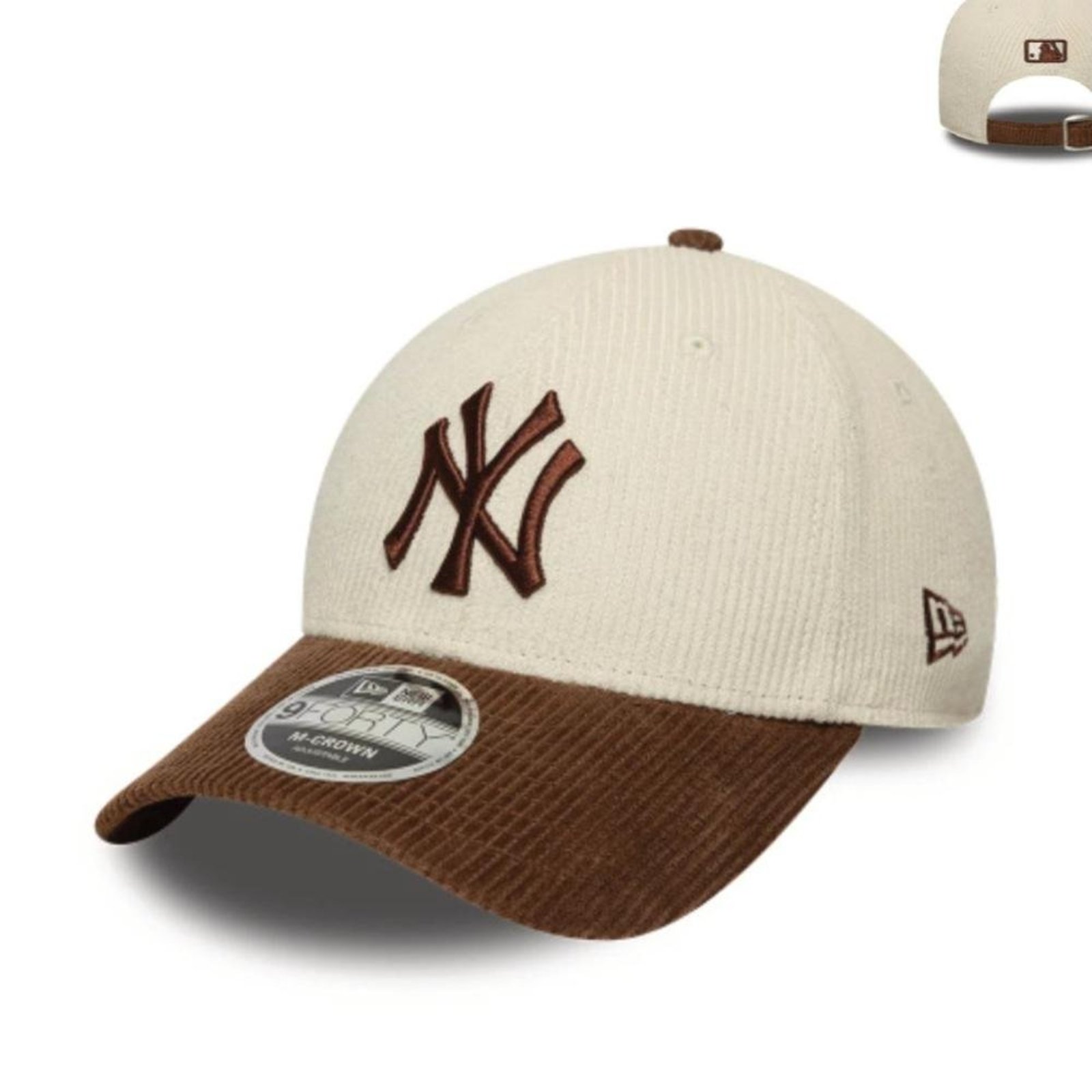 Bone New Era 9FORTY M-Crown New York Yankees