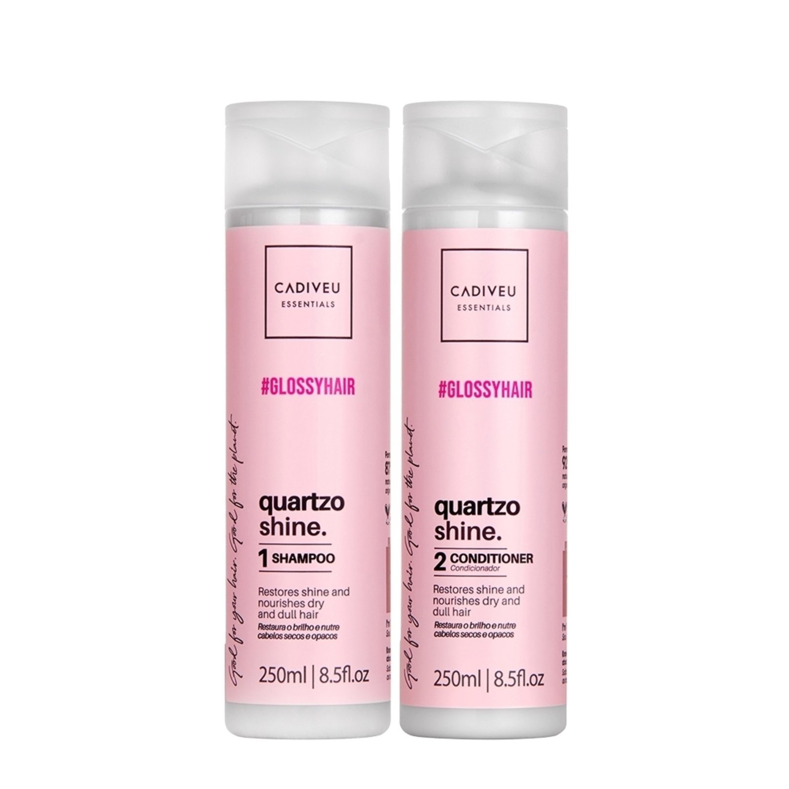 Kit Cadiveu Essentials Quartzo Shine – Duo (2 produtos)