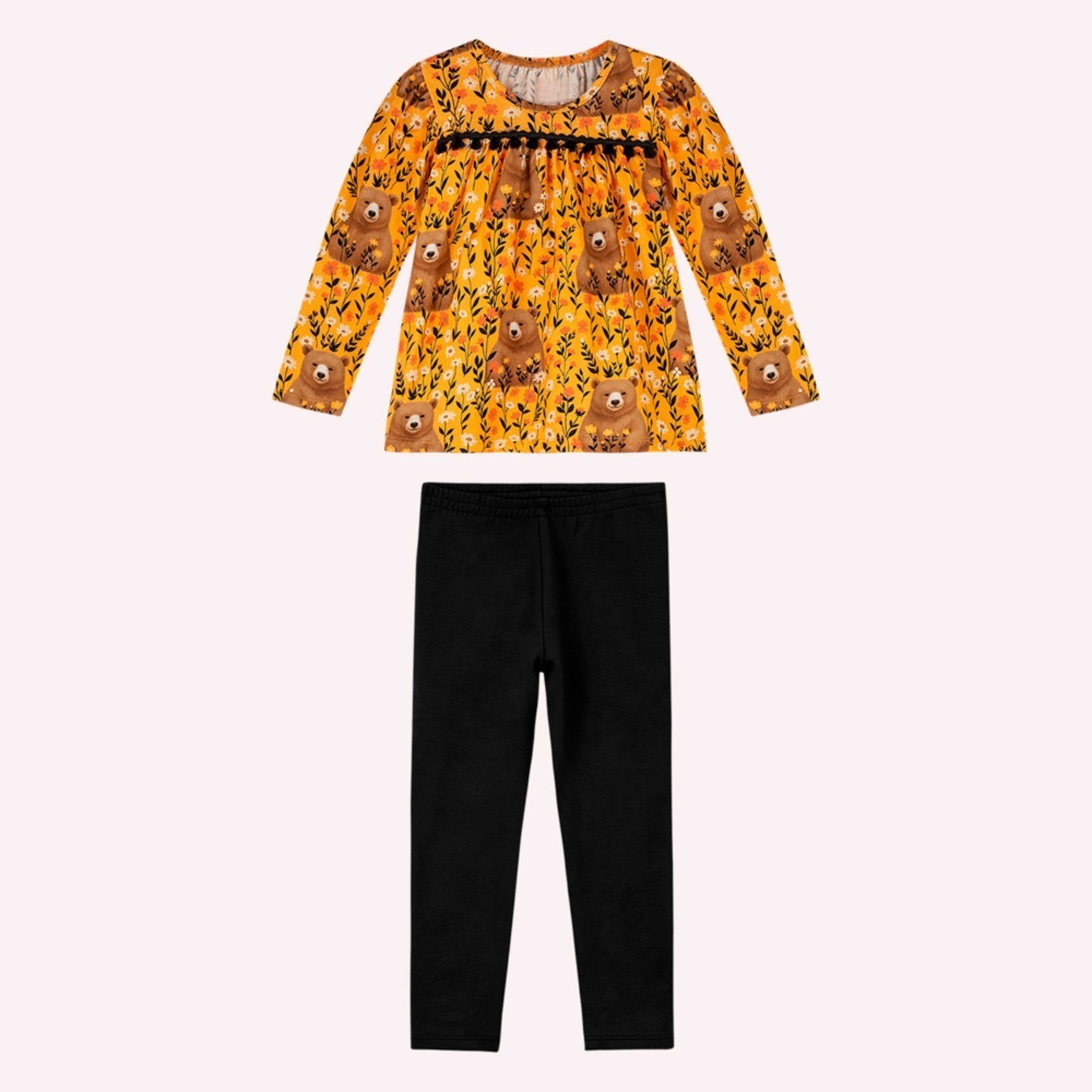 Infantil - Conjunto Menina Ursinhos Nanai