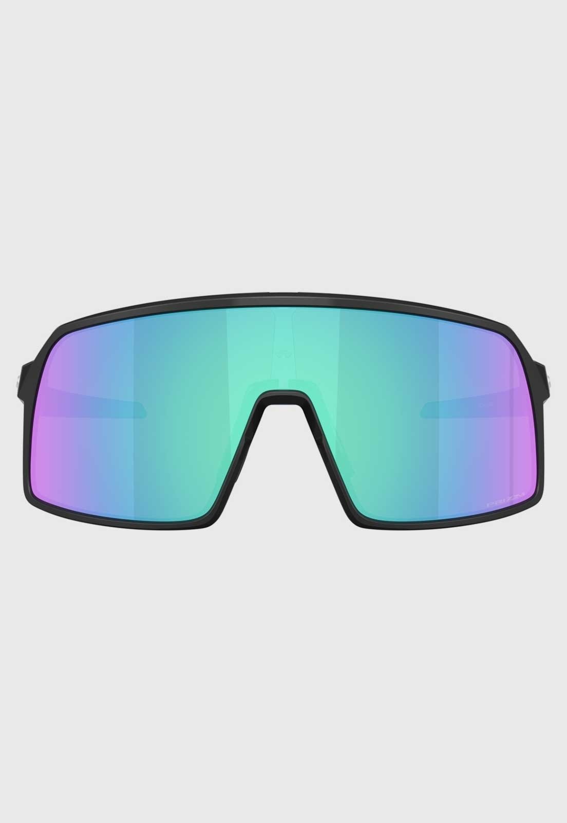 Vista 2 Óculos de Sol Unissex Oakley Sutro S Acetato Preto Lente Espelhada Azul e Verde Oakley preto azul