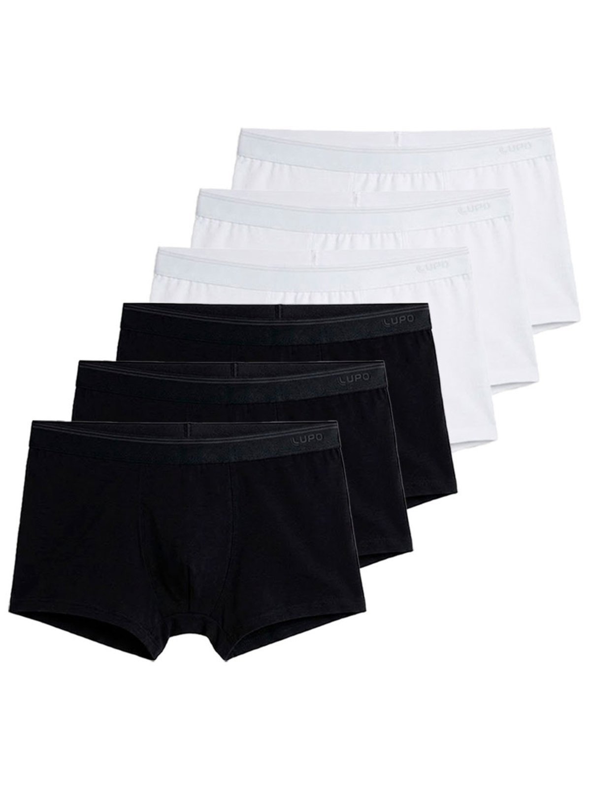 Kit com 6 Cuecas Sunga Lupo 480-003