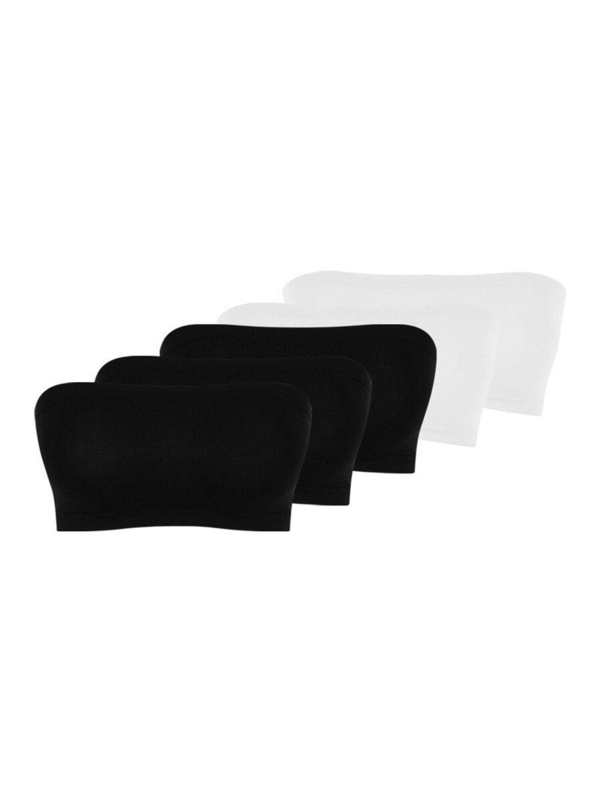 Vista 2 Kit com 5 Top Faixa sem Aro e sem Bojo Trifil 3798 branco TRIFIL branco