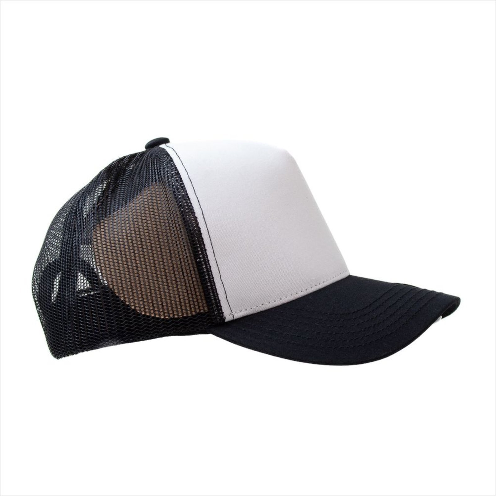 Vista 3 Boné SuperCap Corinthians Trucker Oficial Silk Supercap branco