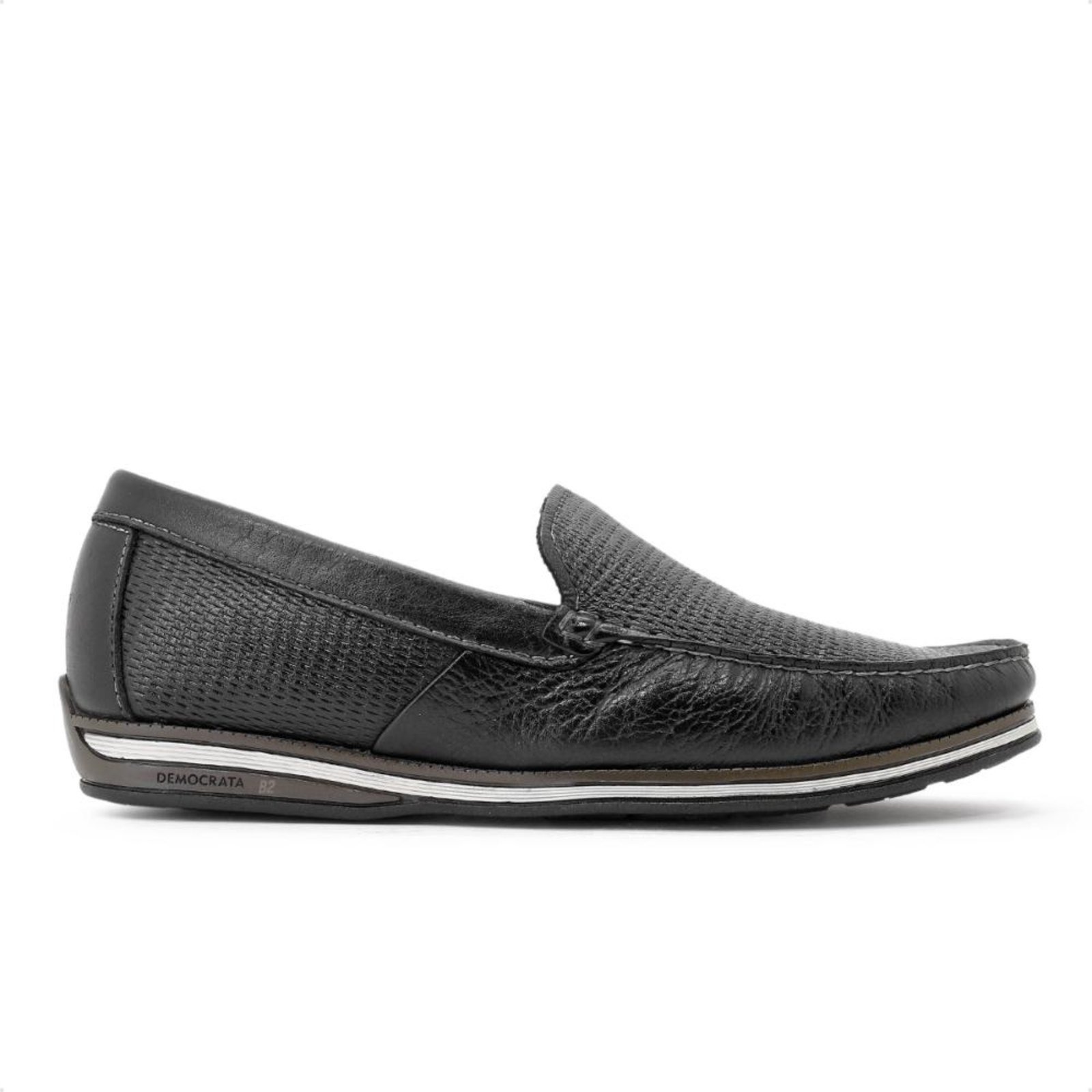 Mocassim Democrata Ted Masculino Preto