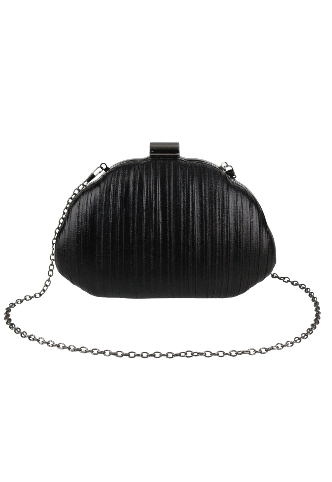 Clutch Meia Lua Casamento Formatura - Preto