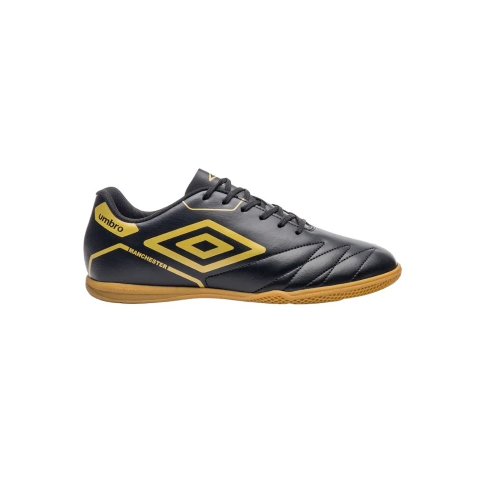 Vista 2 Chuteira Umbro Futsal Manchester preto Umbro preto