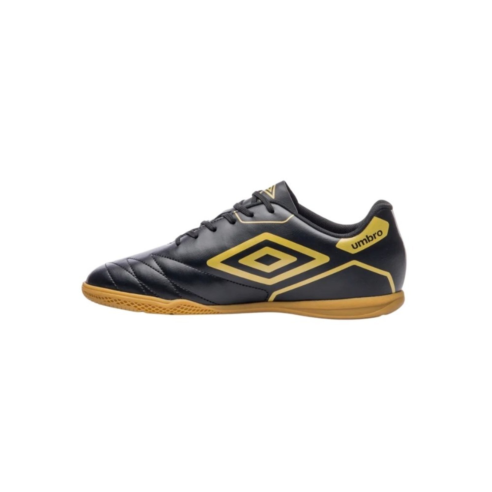 Vista 3 Chuteira Umbro Futsal Manchester preto Umbro preto
