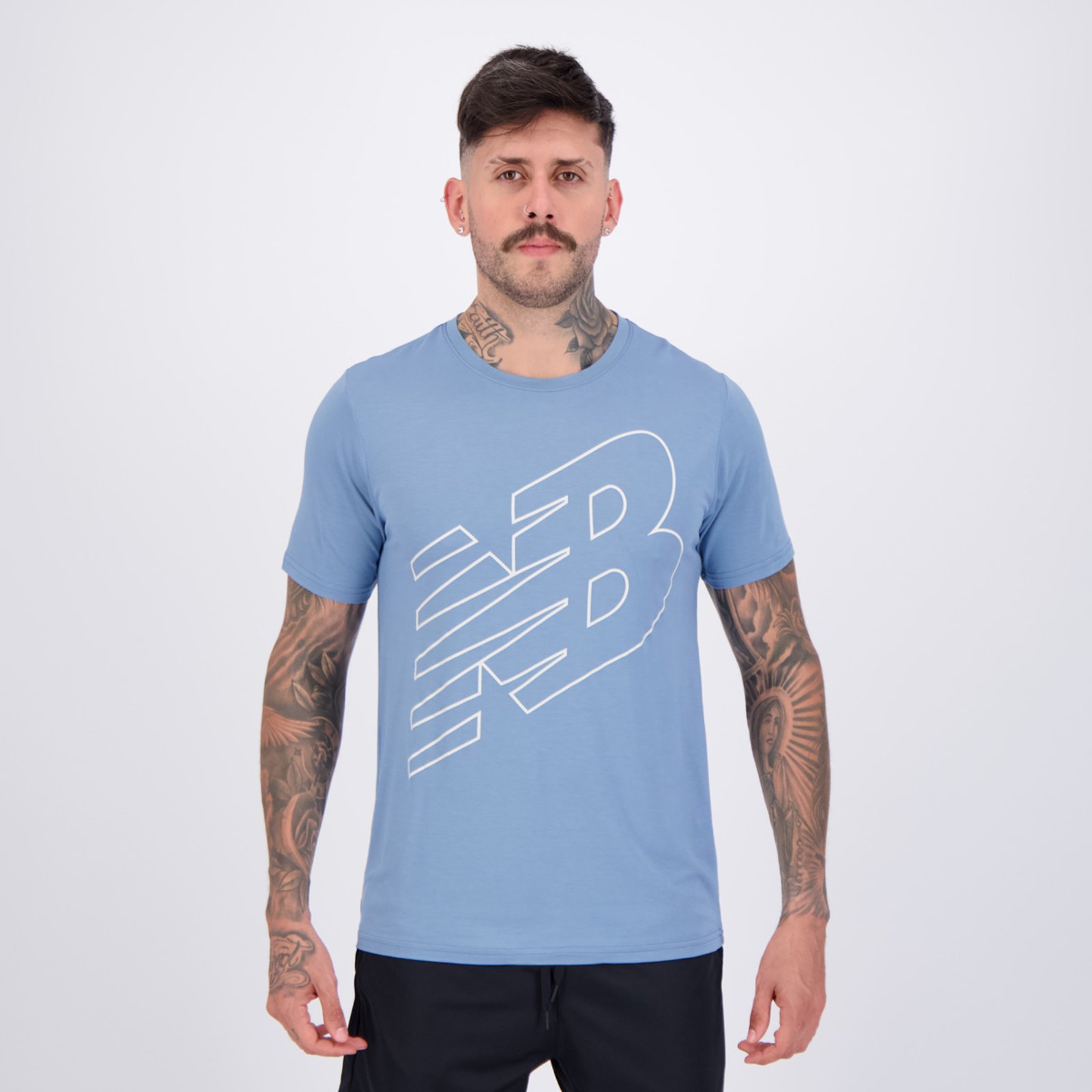 Vista 2 Camiseta New Balance Sport Essentials Printed azul New Balance azul