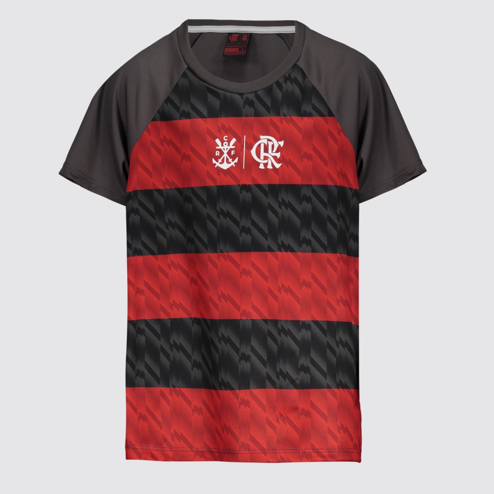 Camisa Flamengo Harmonia Cinza e Vermelha