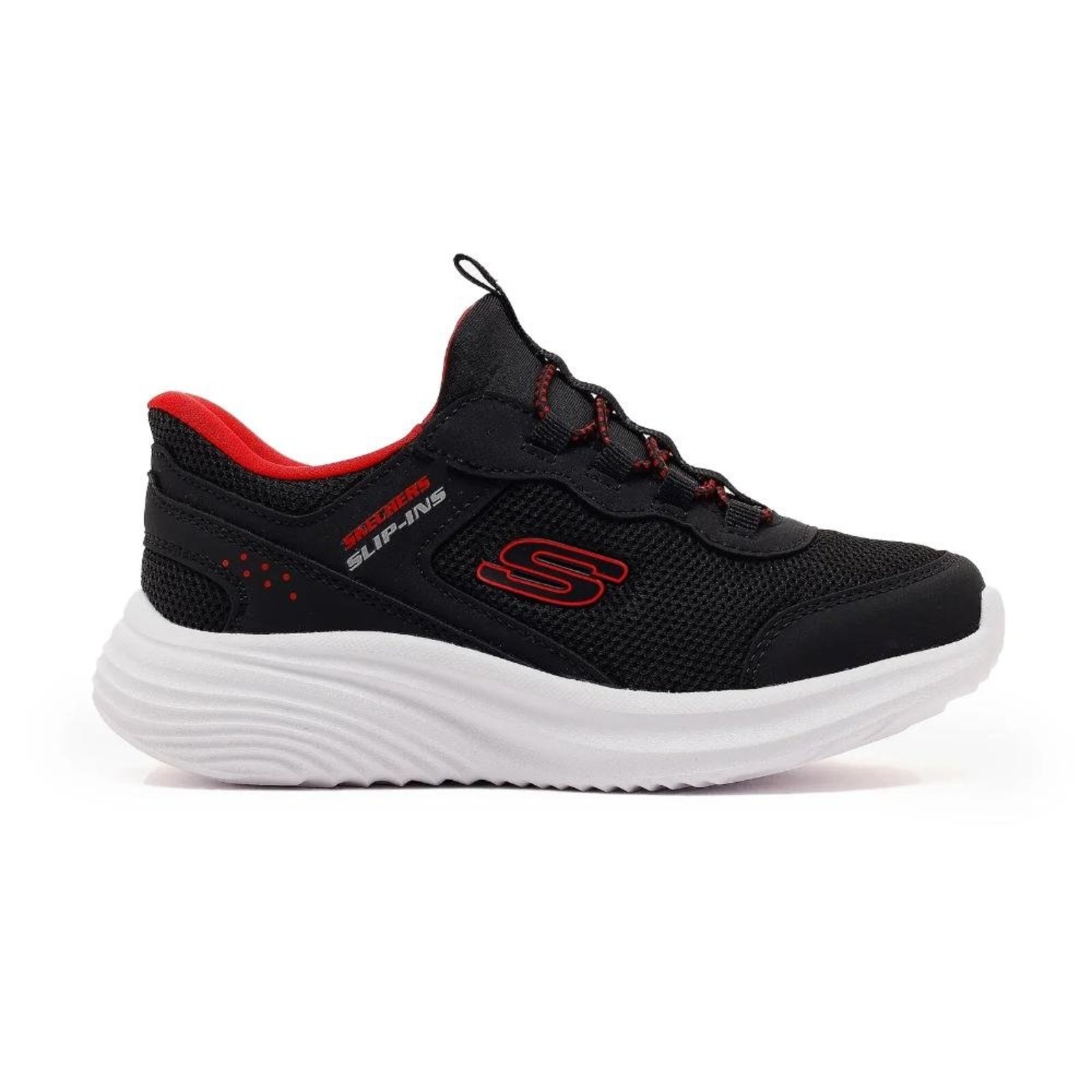 Infantil - Tênis Casual Skechers Slip-ins Bounder Pro Juvenil Preto