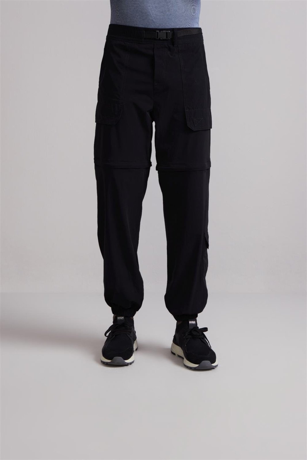 HIGHSTIL Calça Tecnocomfy Zíper Destacável Carrot – Preto