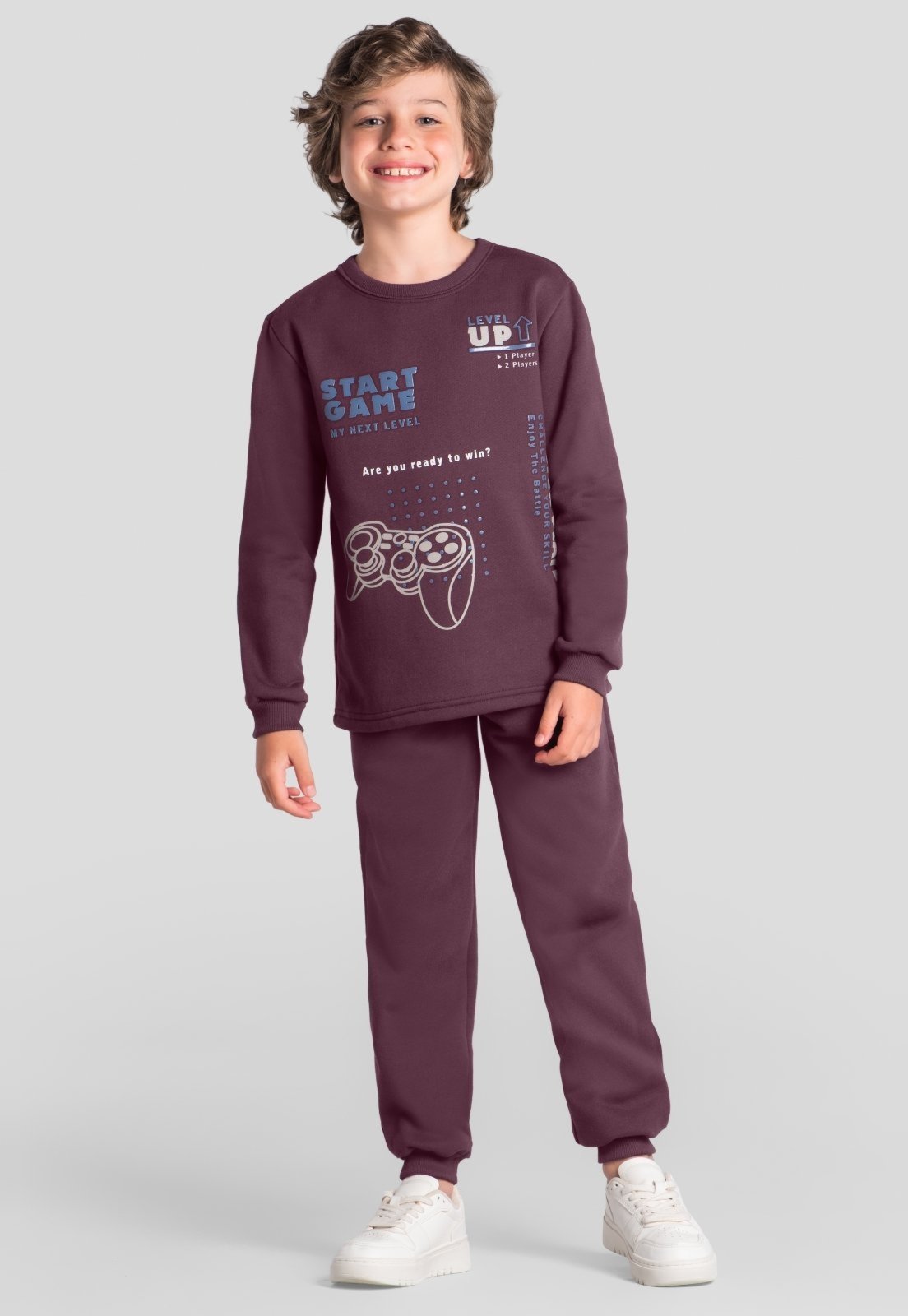 Infantil - Conjunto menino gamer Brandili