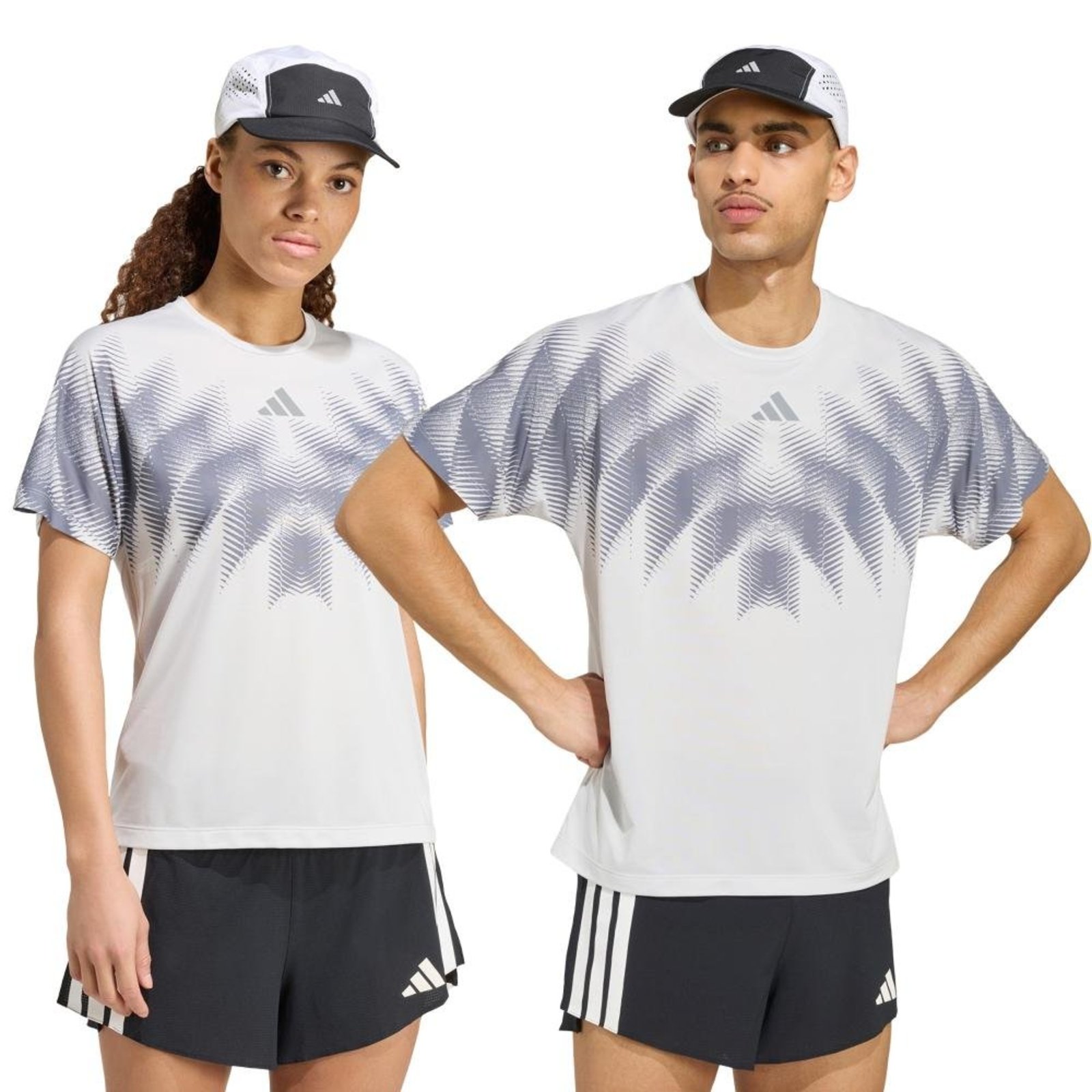 Camiseta Corrida Unitefit Adizero Aspyre adidas Performance Cinza