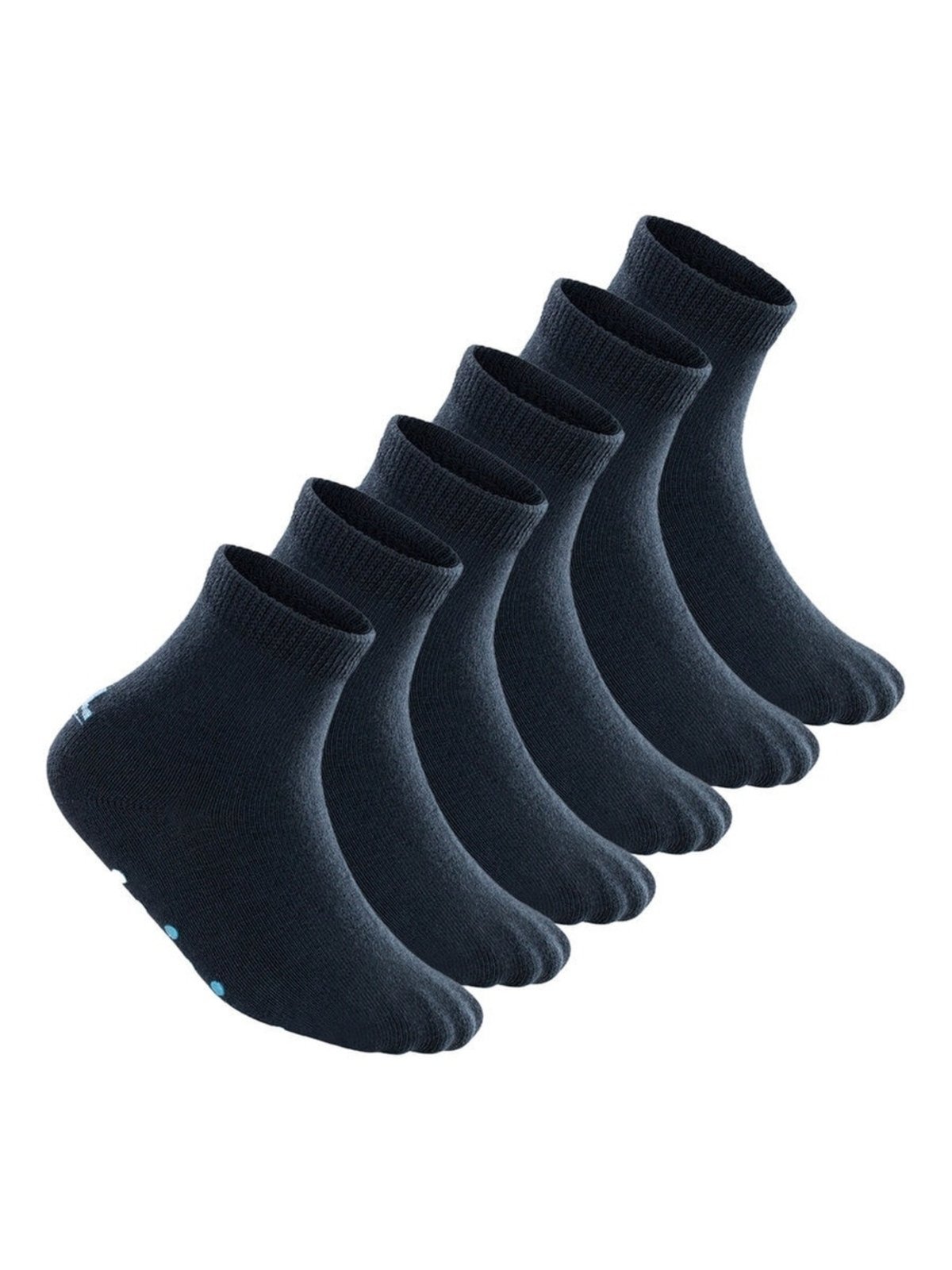 Kit com 6 Meias Antiderrapante Lupo 2041-032