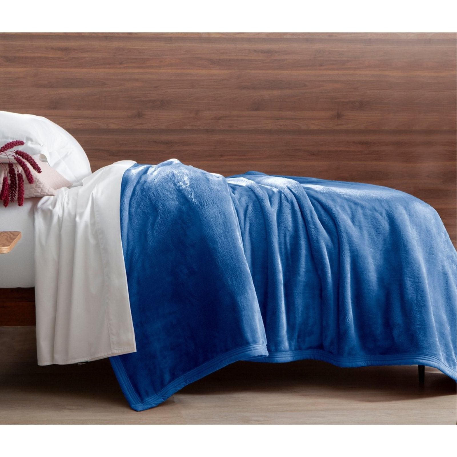 Cobertor Super King Grosso Inverno Premium LK 5S Jolitex Azul