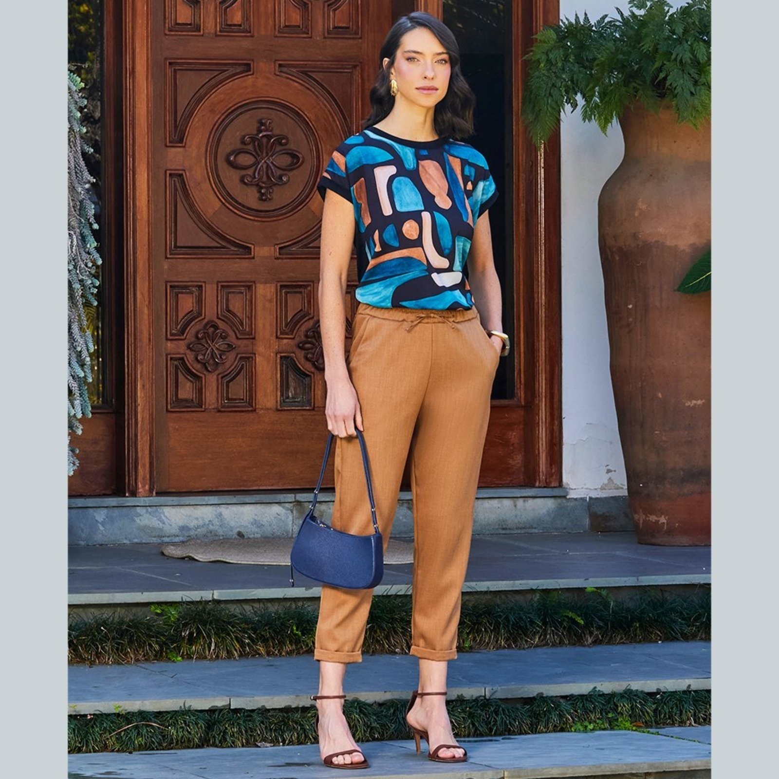 Calça Detalhe Cordão – 4780