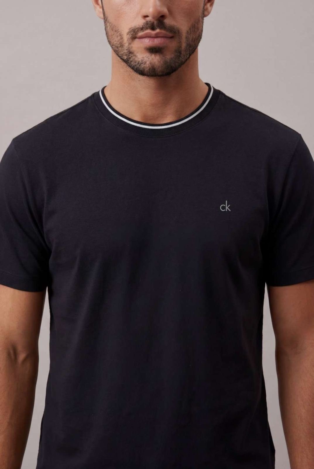 Camiseta Manga Curta Calvin Klein Masculino Malhão - Marinho Calvin Klein Jeans