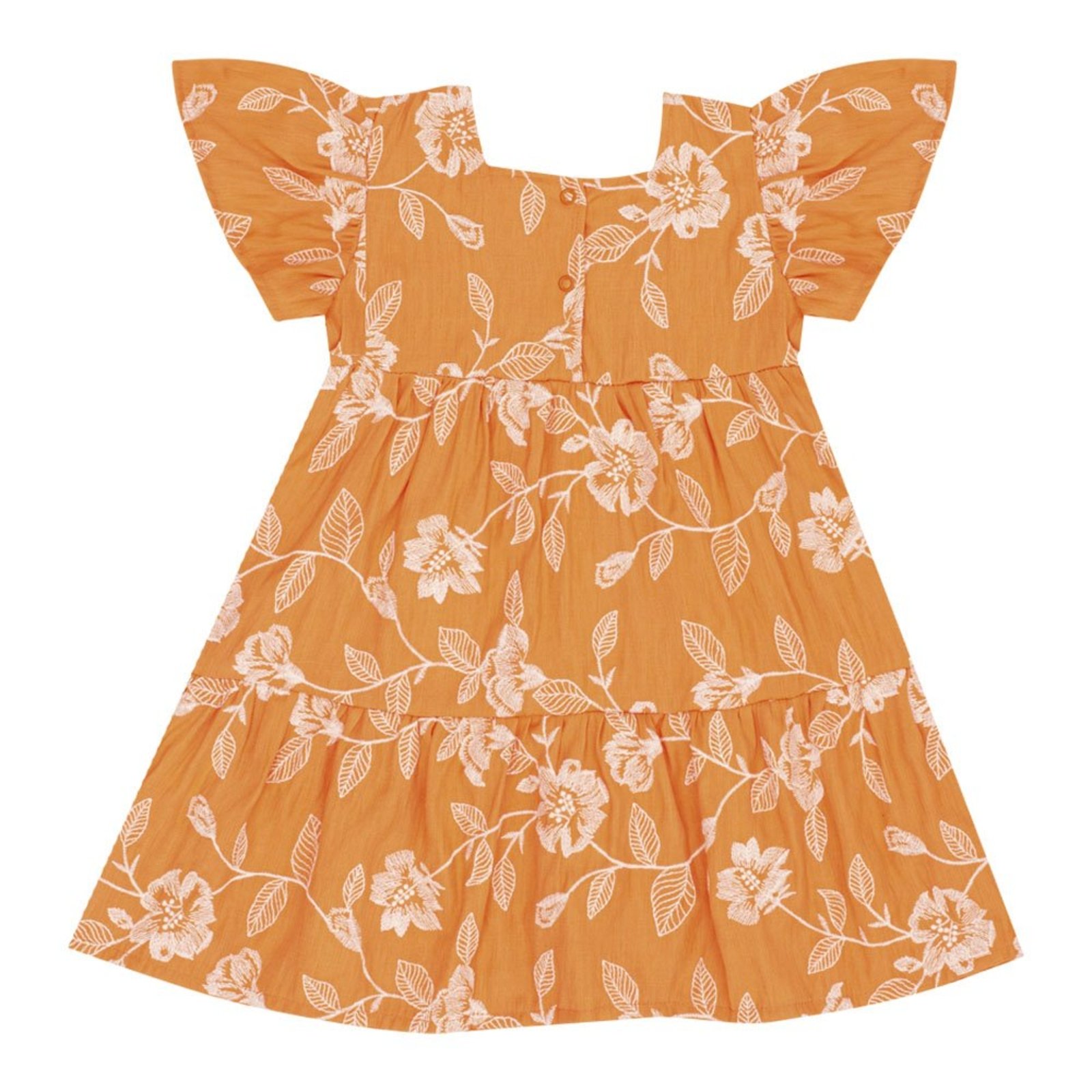 Infantil - Vestido Laranja P. Passos Pulla Bulla Menina - 53319-1206
