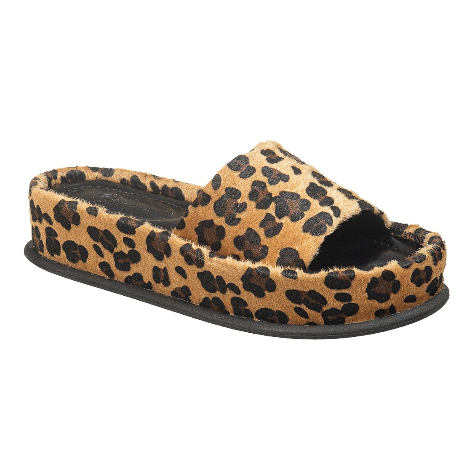 Chinelo Slide Feminino Plataforma Flatform Conforto/ Via Birigui ONÇA