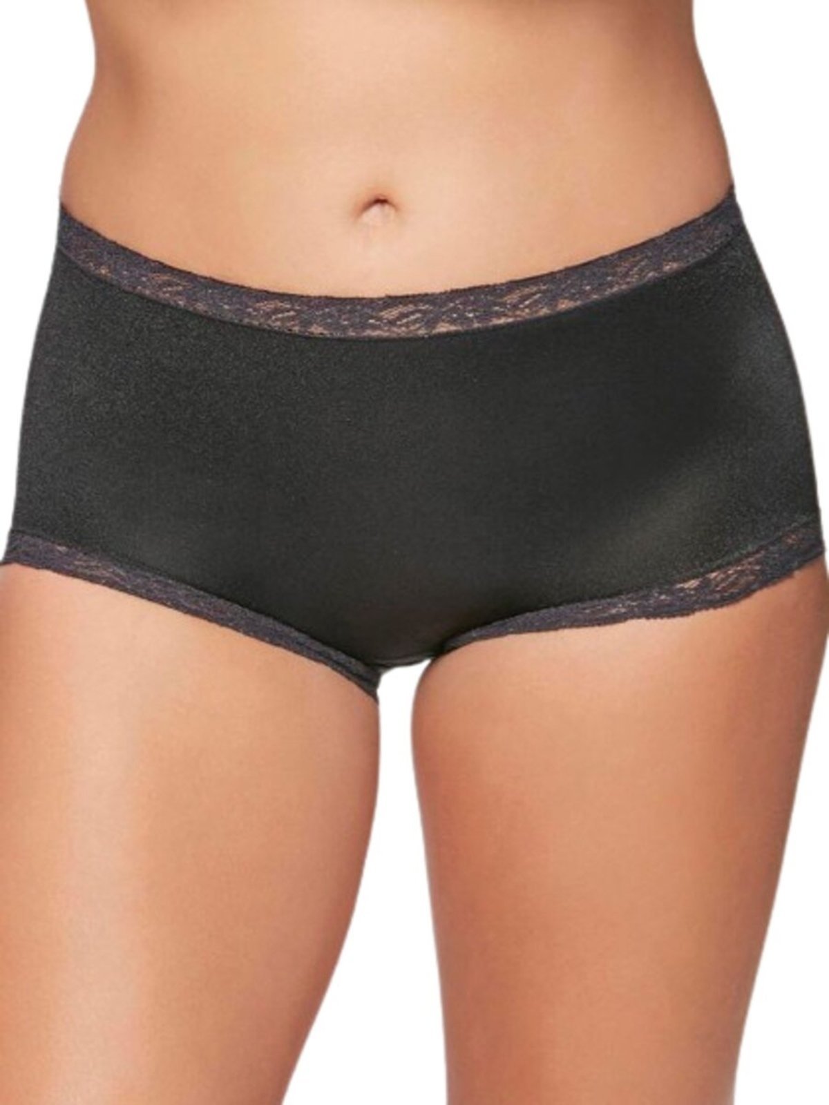 Vista 2 Calcinha Alta Maxi Triumph 45060 preto Triumph preto