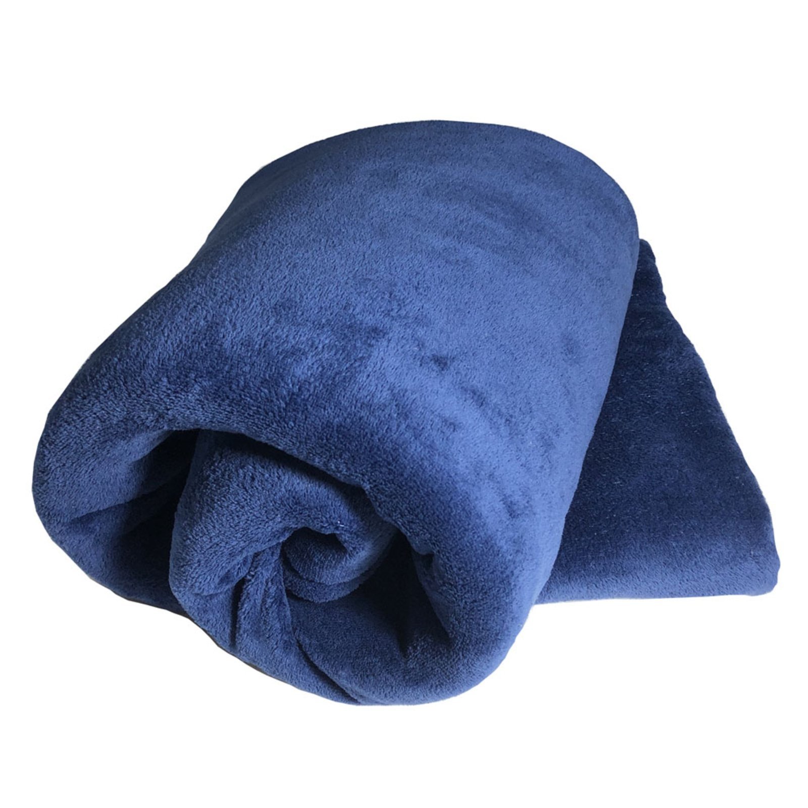 Cobertor Casa Scarpa Blush Super King Mantinha Felpuda 1 Peça - Azul Marinho
