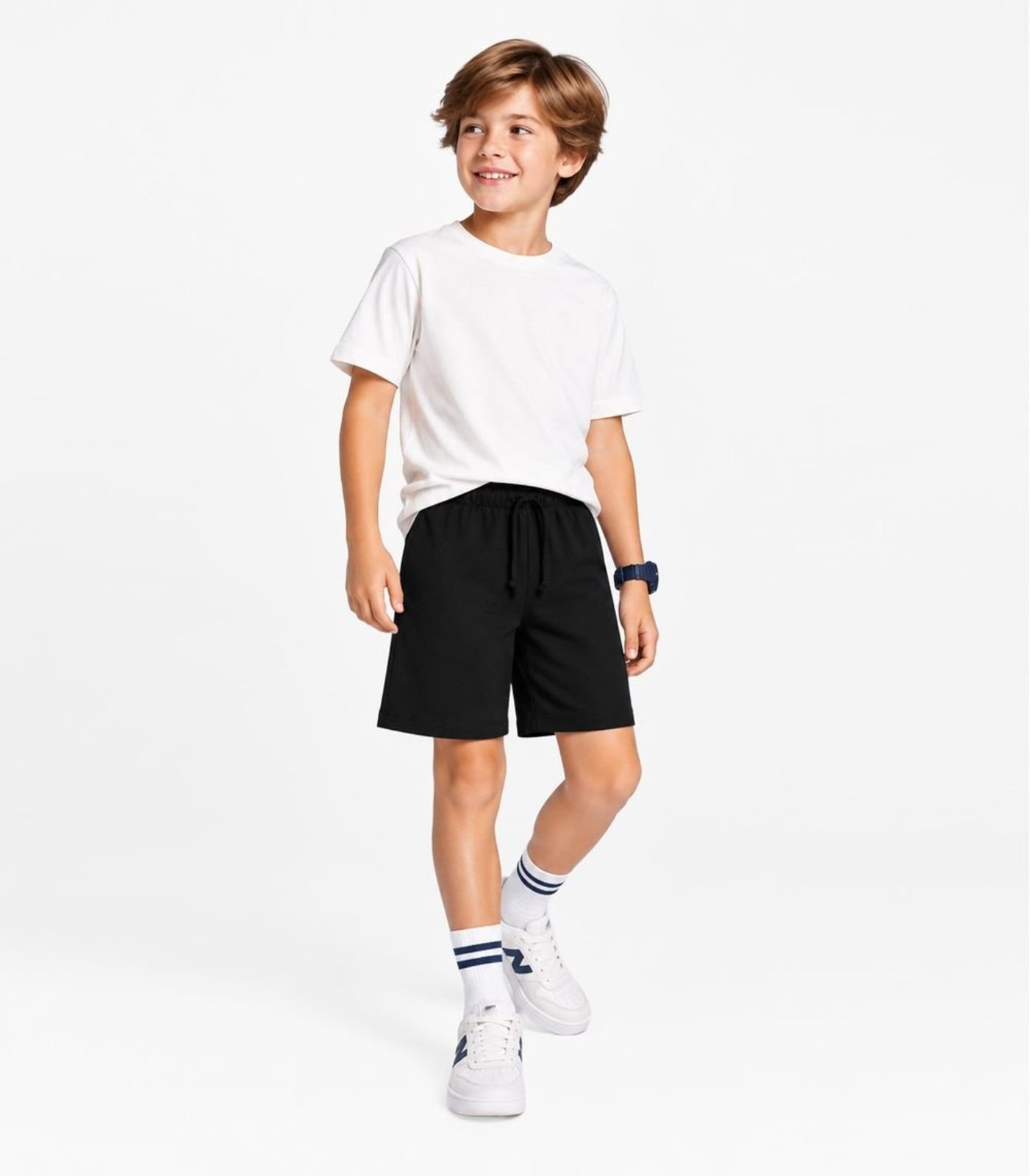 Infantil - Bermuda Verão Masculina Select Preto