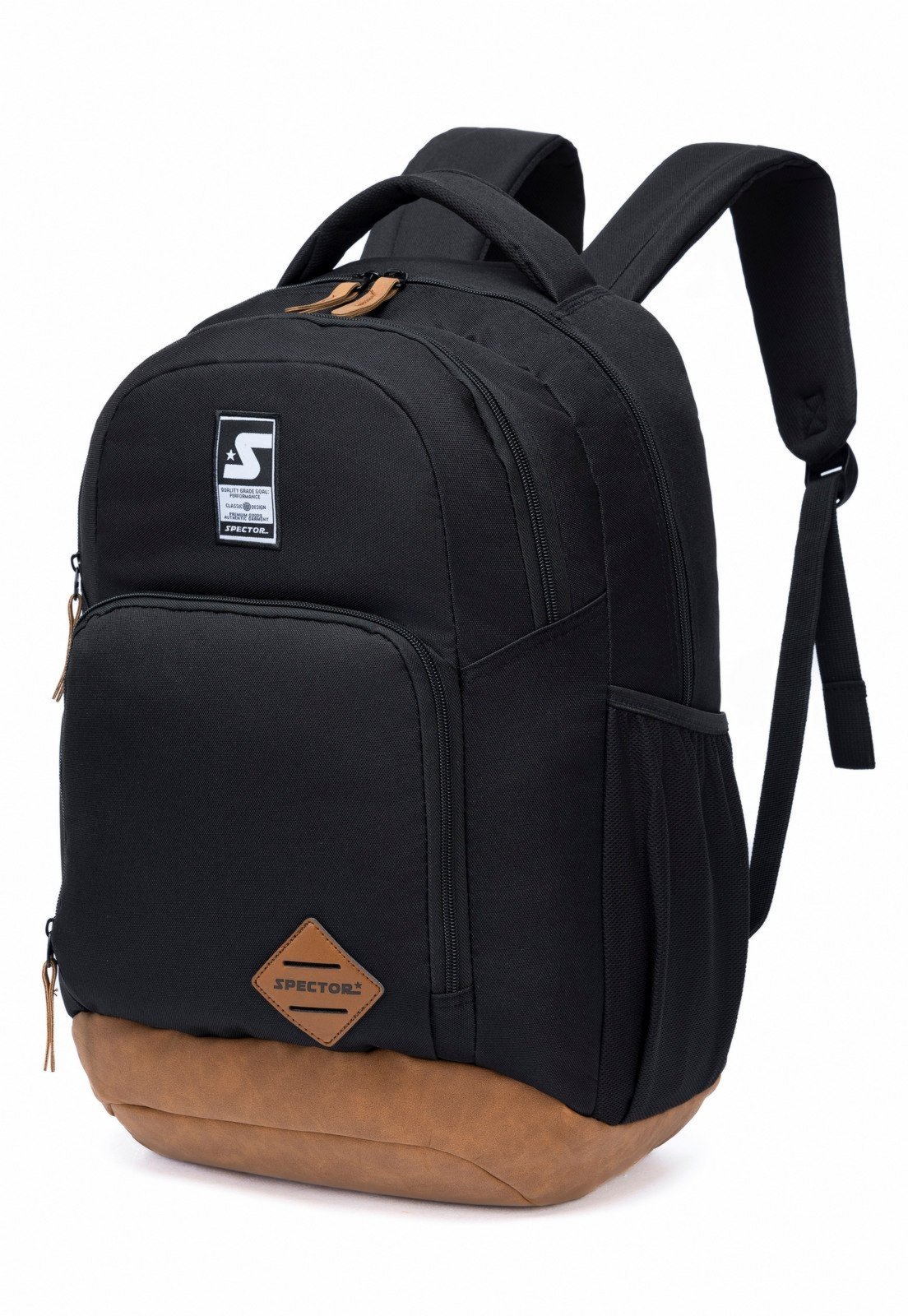 Vista 3 Infantil - Mochila Bolsa Escolar Masculina Trabalho Reforçada Escolar Spector preto Spector preto
